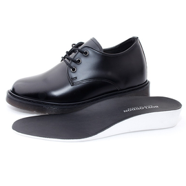 [GIRLS GOOB] Men's Lace Up Dress Shoes, Wide Toe, Men's Invisible Height Increasing Elevator Shoes - Made in KOREA